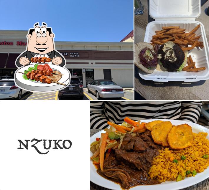Food at Nzuko Restaurant