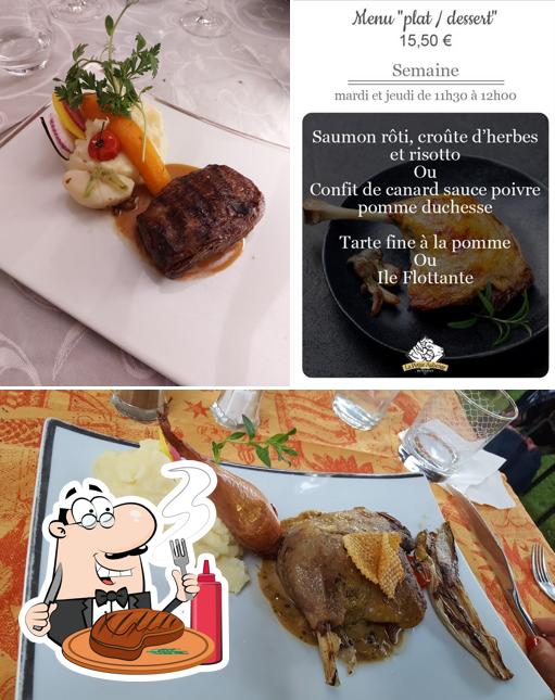 Commandez des repas à base de viande à La Petite Auberge