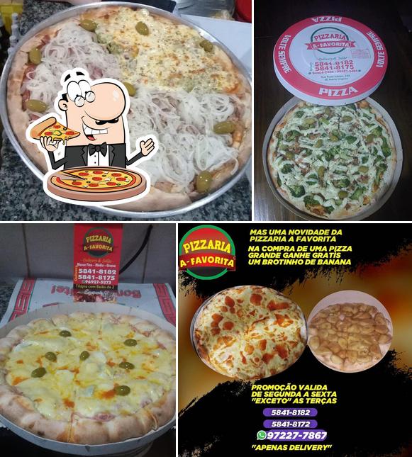 Pide una pizza en Pizzaria a Favorita