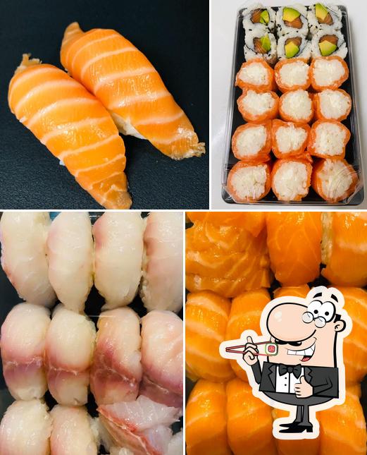 Commandez différentes options de sushi