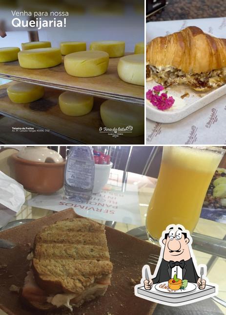 A ilustração do O Fino do Leite’s comida e cerveja