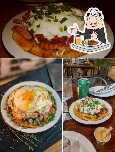 Platos en El Chancho Meireles