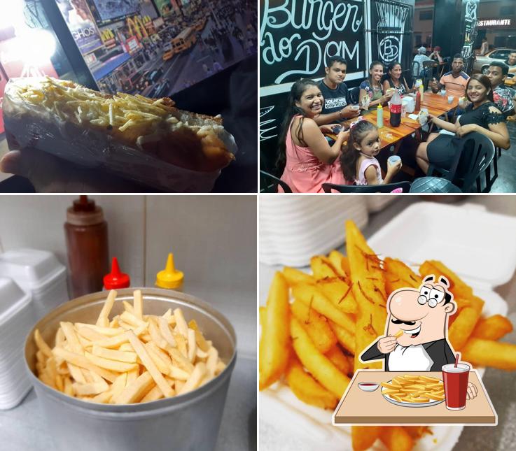 Batata frita em DOM FOOD