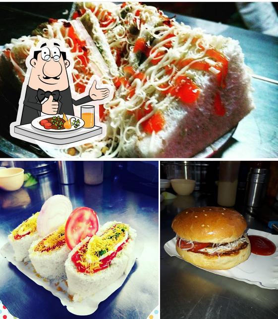 Food at Ganesh Sandwich