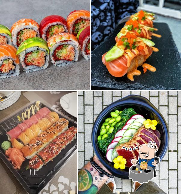 Еда в "Sushi Poke GO"