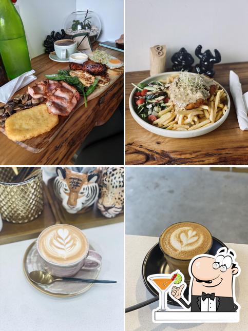 The image of drink and food at RawR Cafe- Eatery and Coffee Roasters