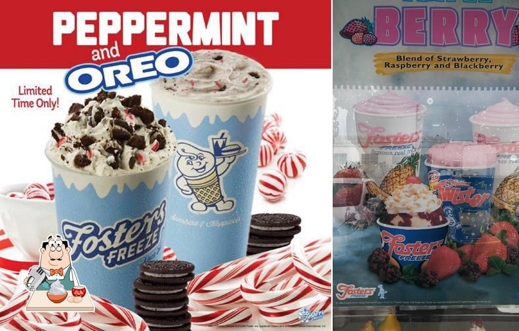 Fosters Freeze serves a range of desserts