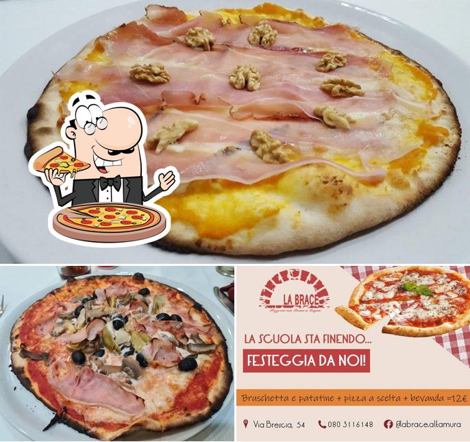 Ordina una pizza a Ristorante Pizzeria La Brace