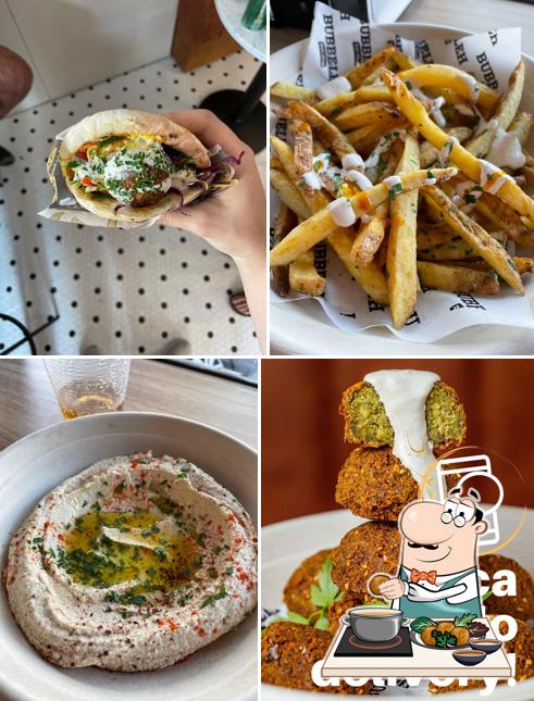 Falafels em Bubbeleh Comida Israelense e Comida Árabe Pinheiros - Gyros, Kebab, Shawarma, Homus, Kafta, Arais e Falafel Pinheiros