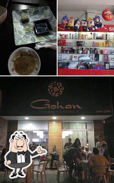 O interior do Gohan Temakeria e Sushi