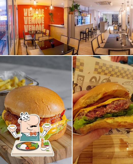 O Venne Burger se destaca pelo comida e interior