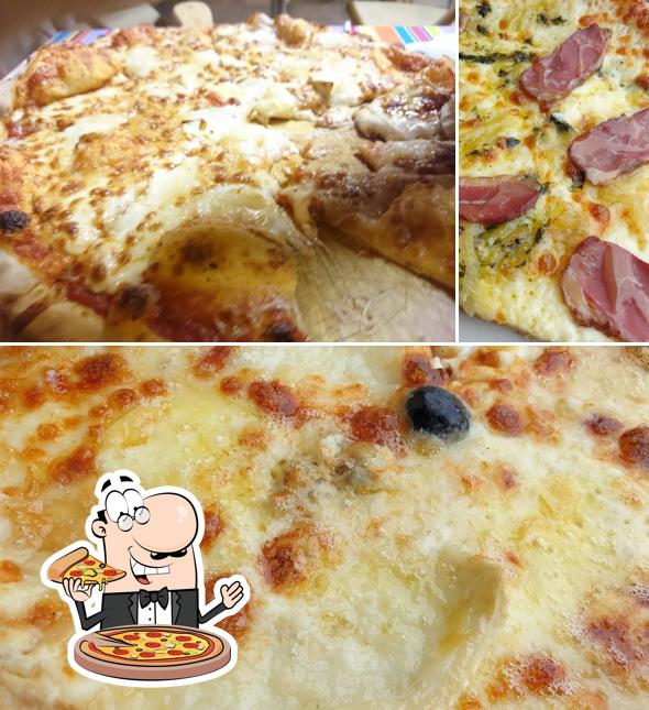 Elige entre diferentes formatos de pizza