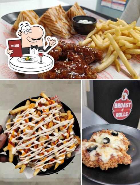 Food at Broast N Rolls