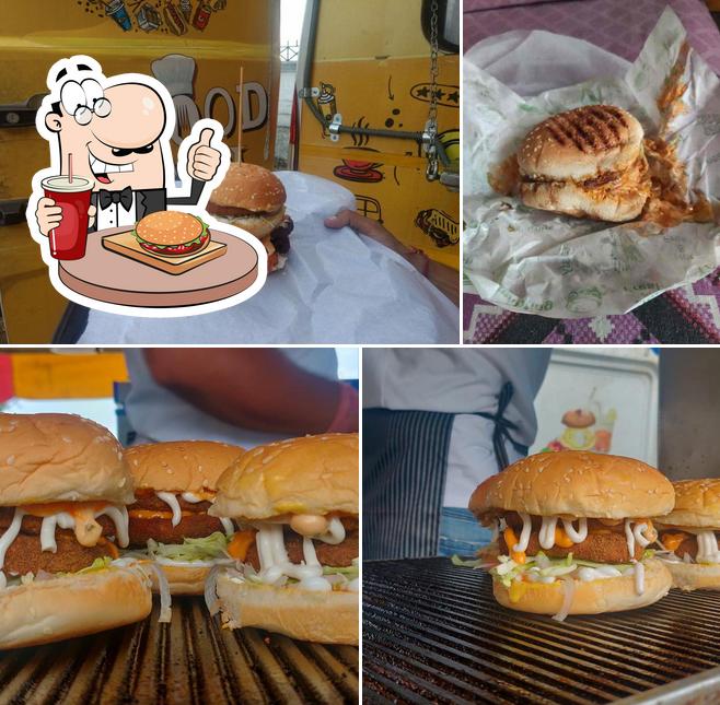 Order a burger at Food Safari Dharamshala