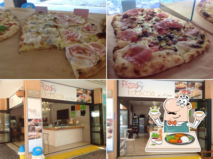 Cibo al pizza & focaccia da berton