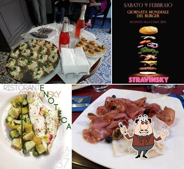 Platti al Ristorante enoteca StraVinSky