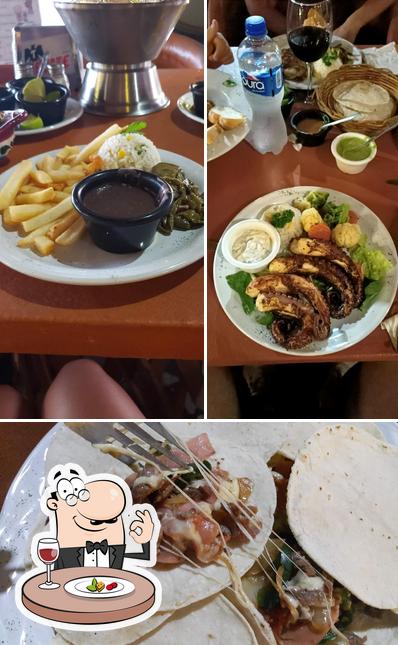 Food at El Mariachi Loco
