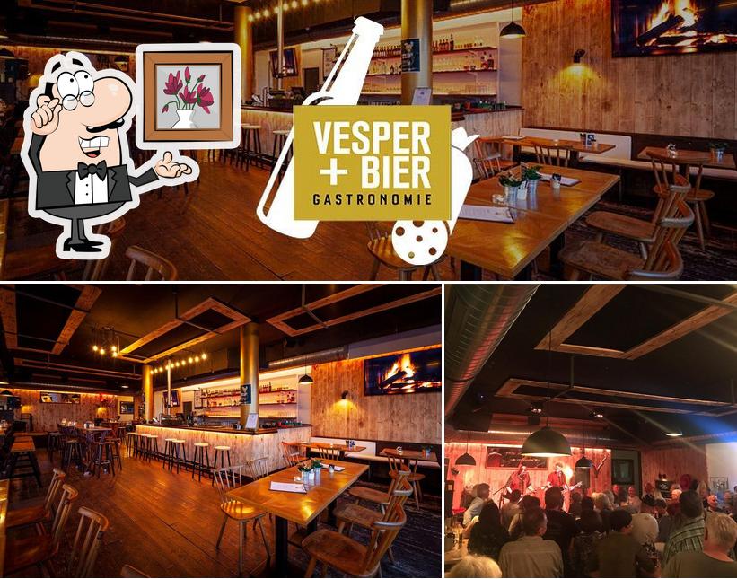 El interior de Vesper+Bier