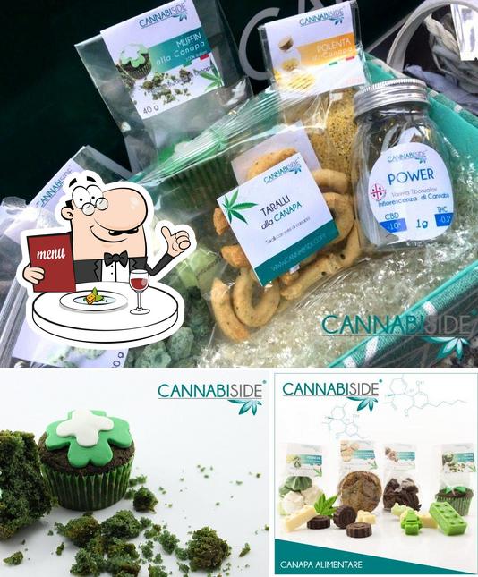 Cibo al CannabiSide Shop Budoni