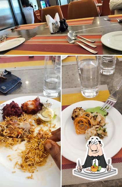 The picture of food and interior at FLAVOURS RESTAURANT