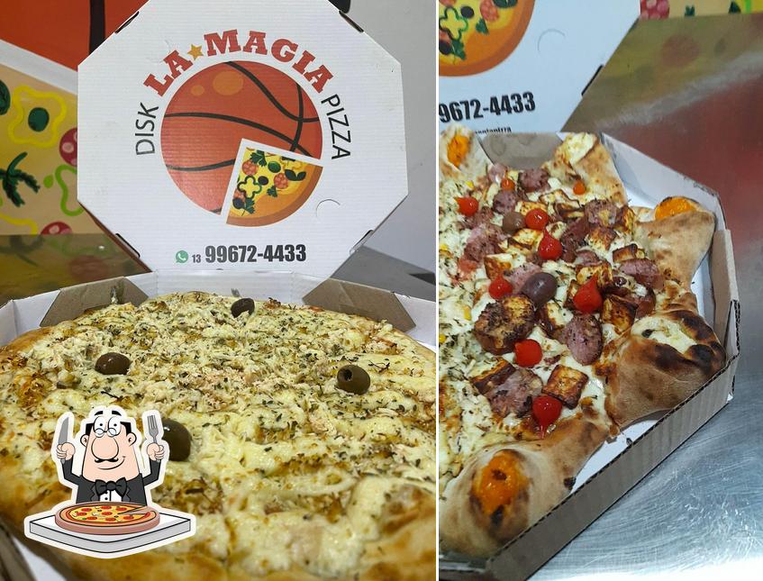 No Pizzaria La Magia, você pode desfrutar de pizza