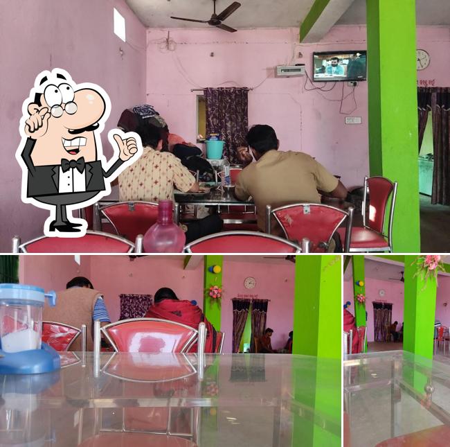 The interior of Deepak hotel and restaurant