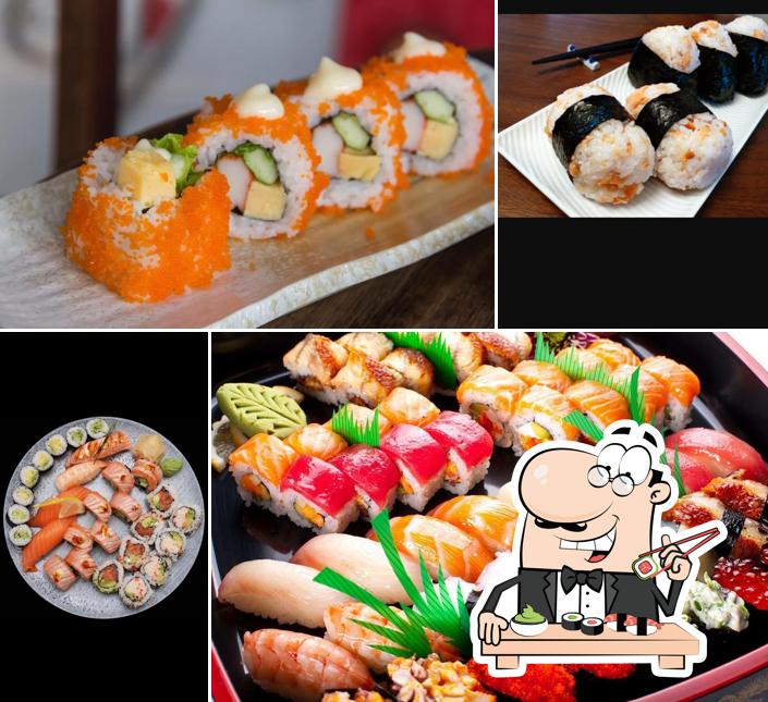 Ordina le diverse opzioni di sushi