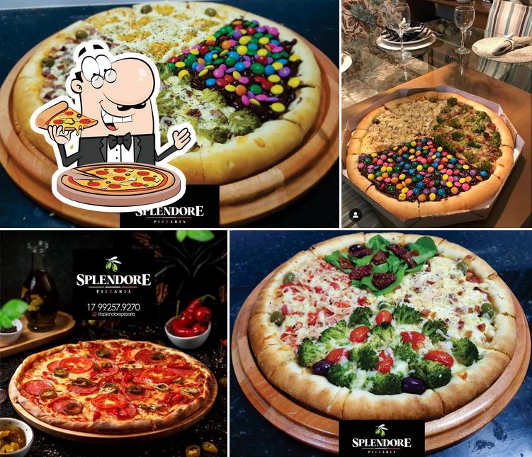 Experimente pizza no SPLENDORE PIZZARIA