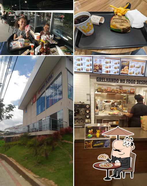 Veja imagens do exterior do Burger King