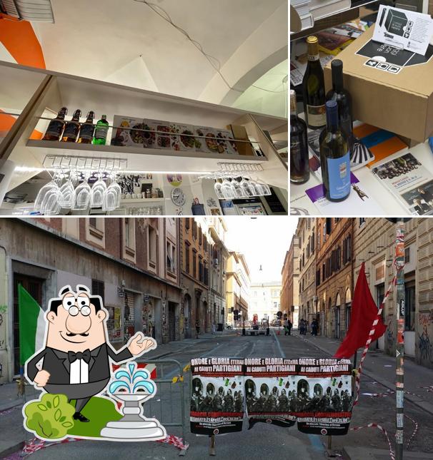 Guarda la immagine che raffigura la esterno e alcol di TOMO Libreria Caffè