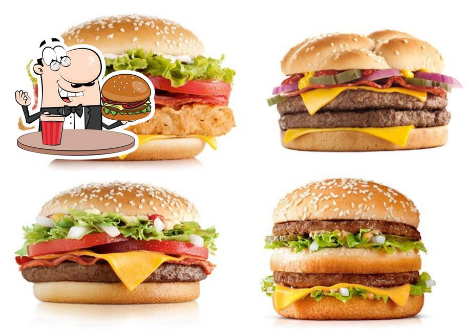 Experimente um hambúrguer no McDonald's
