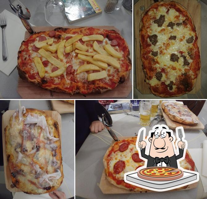Essayez des pizzas à Albergo Ristorante del Gallo