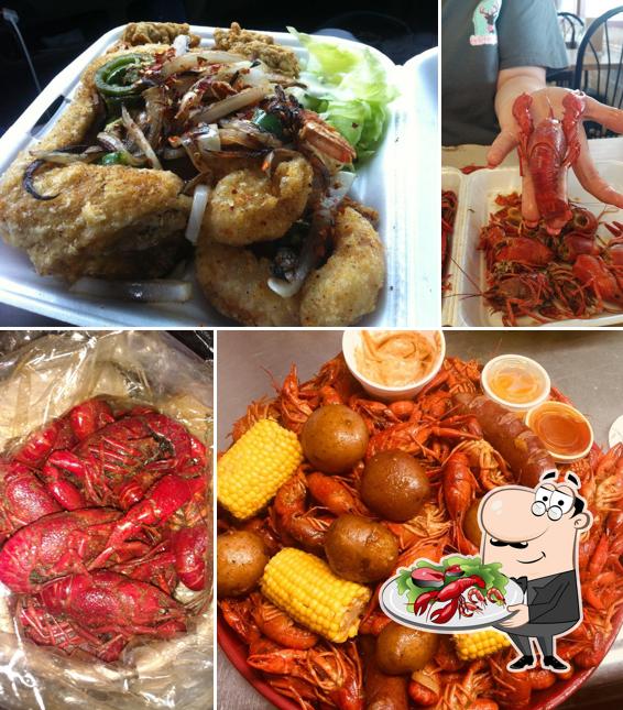 Order seafood at Kajun Seafood & Wings -Orange,Tx