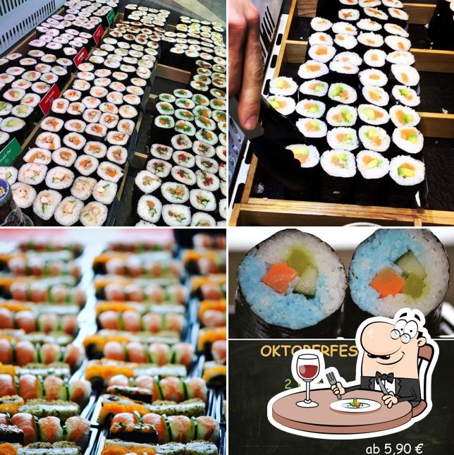Comida en Sushi Wrap