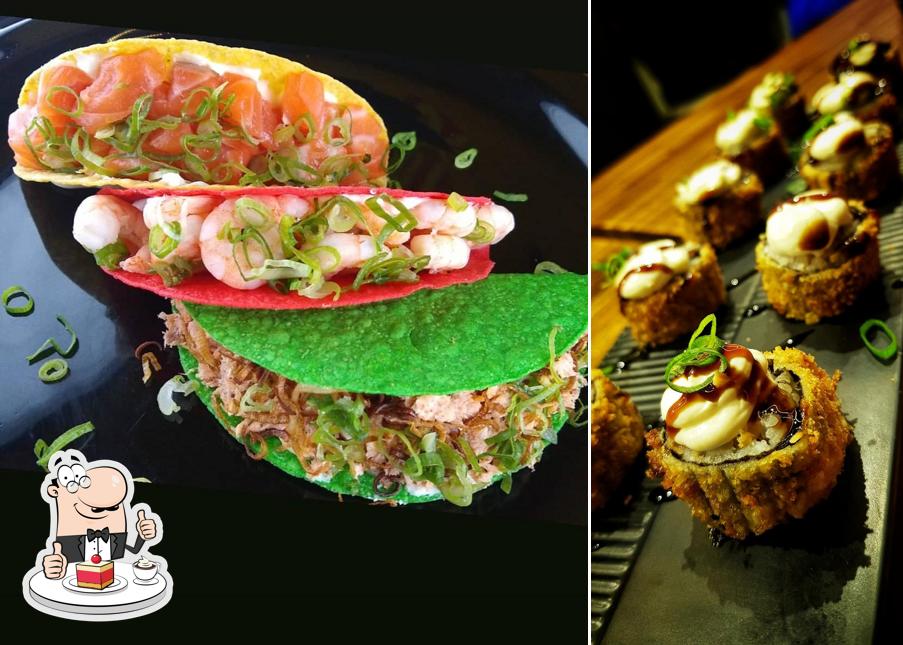 Villa Ceviche (Ceviche e Sushi - Delivery) serve uma seleção de pratos doces