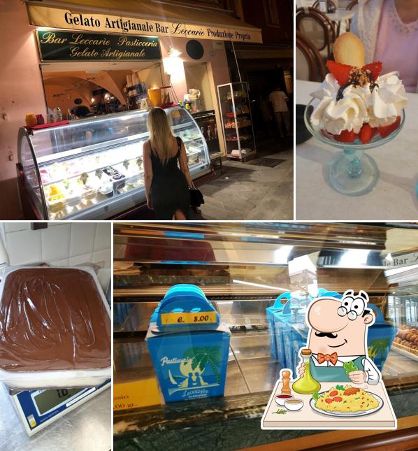 Platti al Bar Pasticceria Leccarie