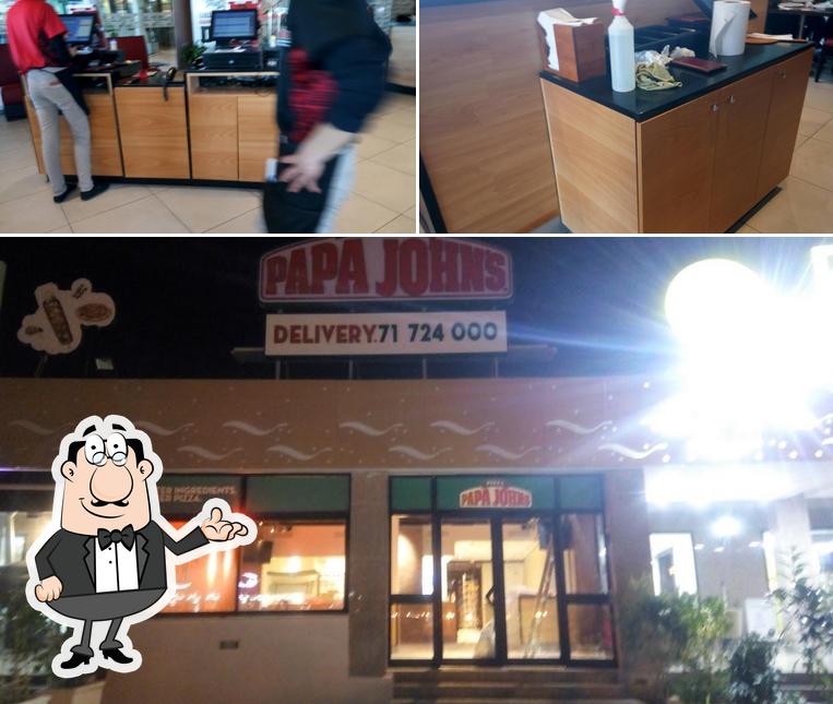 Check out how Pizzeria Papa John’s Ain Zaghouan looks inside