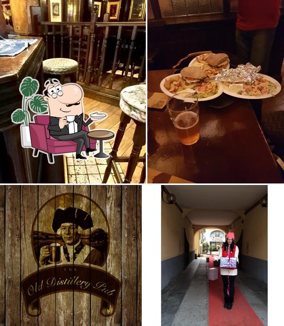 Gli interni di Old Distillery