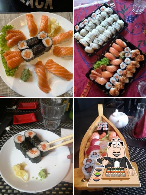 Ordina le varie opzioni di sushi