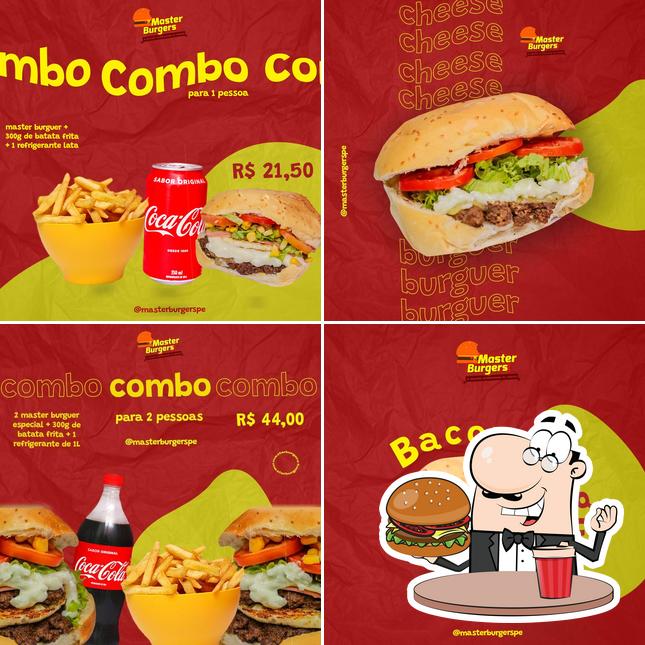 Consiga um hambúrguer no Master Burgers