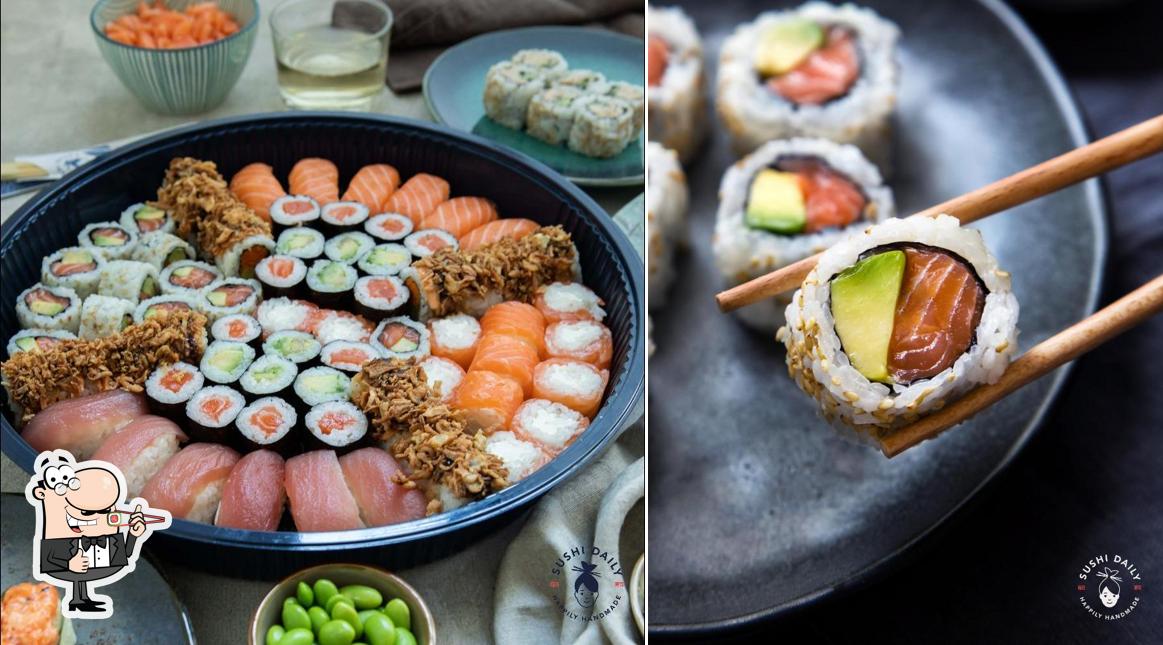 Scegli le varie opzioni di sushi