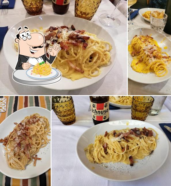 Spaghetti alla carbonara al Hostaria Il Varesino - CHIUSO