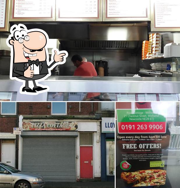 Pizza Cottage in Wallsend Restaurant menu and reviews