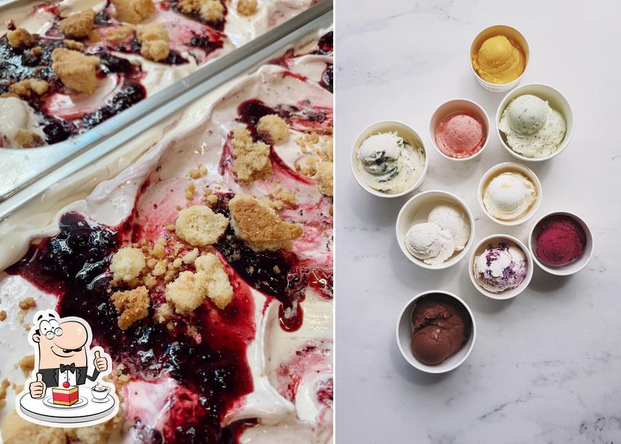 "Madeleine's homemade Ice Cream" представляет гостям большой выбор десертов