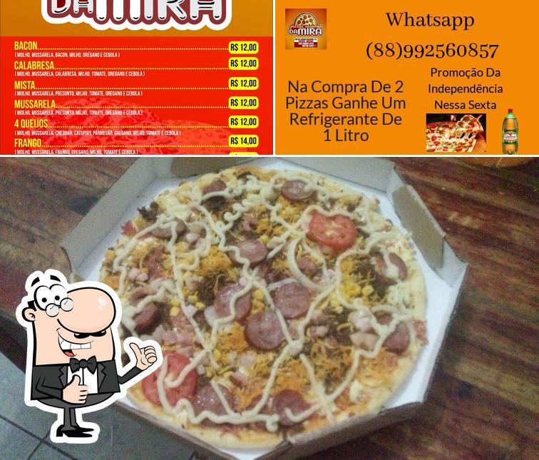 Here's a picture of Pizza Caseira da Mira