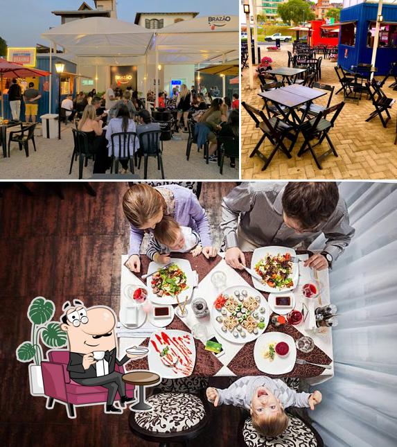 O interior do Brazão Food Park