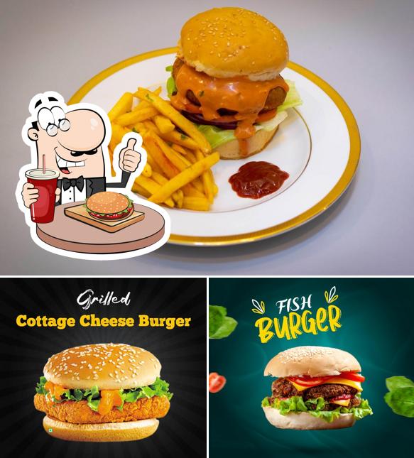 Get a burger at Fryman