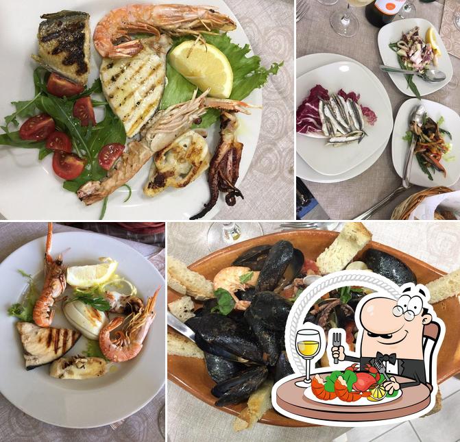 Закажите блюда с морепродуктами в "Osteria Nerone"