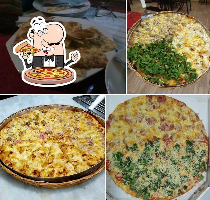 Elige una pizza en Sertão na Lenha Pizzaria