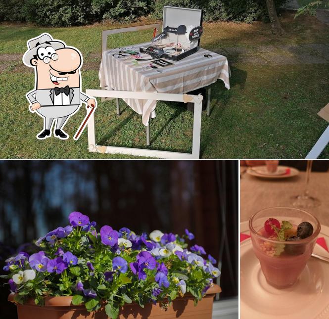 La esterno e bevanda del ristorante